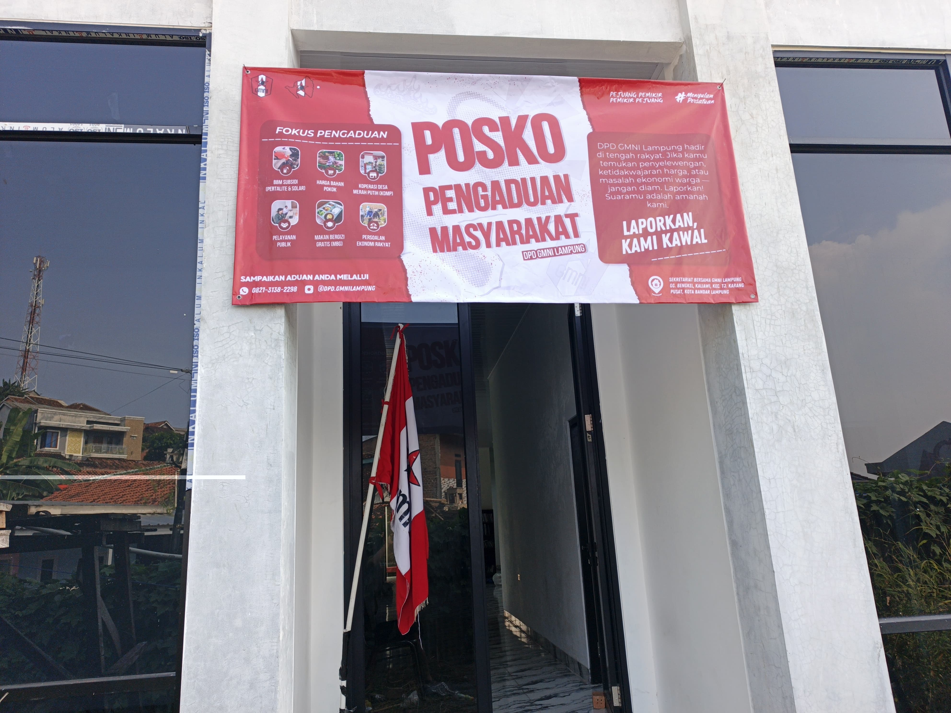 DPD GMNI LAMPUNG BENTUK POSKO PENGADUAN : POLEMIK KEBIJAKAN PUBLIK DAN PERSOALAN KERAKYATAN